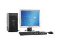 HP Compaq - Core 2 Duo � 1,8 GHz avec �cran plat LCD 15''- (Ordinateur de bureau)