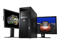 HP Workstation Z420 - Xeon E5-1620V2 3.7 GHz - 8 Go - SSD 240 Go + 1 To - Ecran HP 24