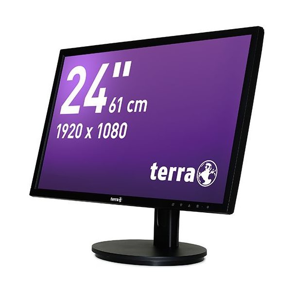 Ecran Full HD TERRA LED 24'' Noir DP+HDMI