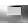 Ecran de projection sur cadre 406 x 228 cm, projection de face