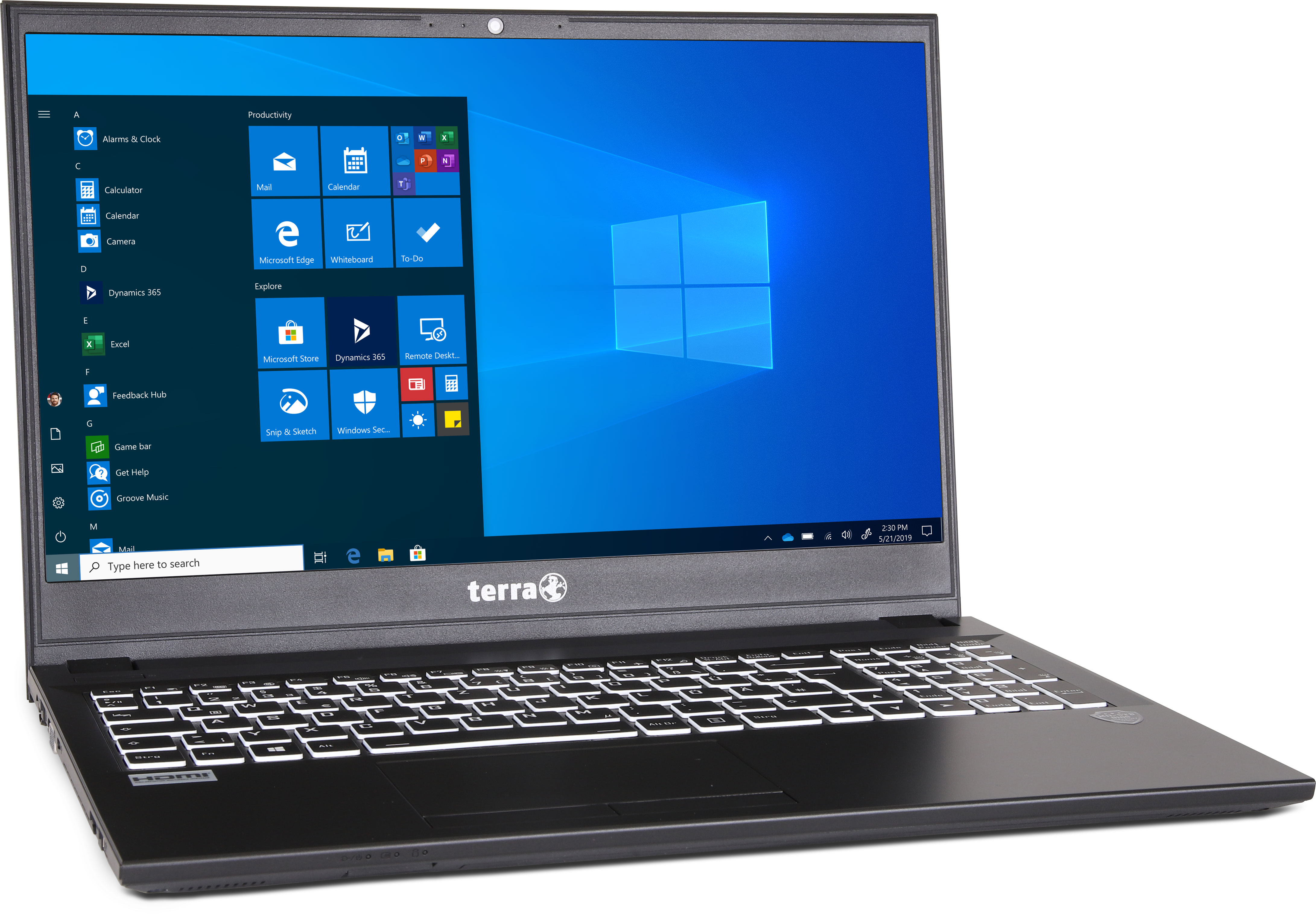 Terra i5-10210U, SSD 500 Go, Ram 8 Go, Full HD 15,6p (pc portable)