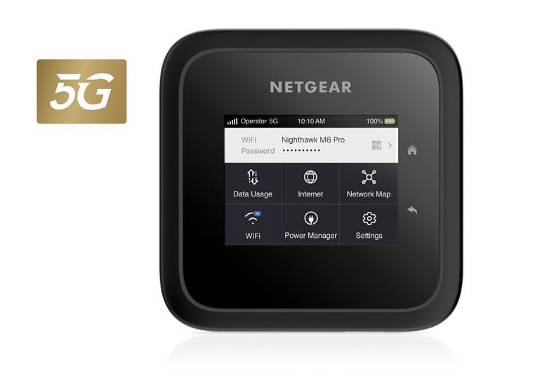 Routeur mobile 5G Nighthawk M6 Pro WiFi 6E, jusqu'à 4 Gbps 